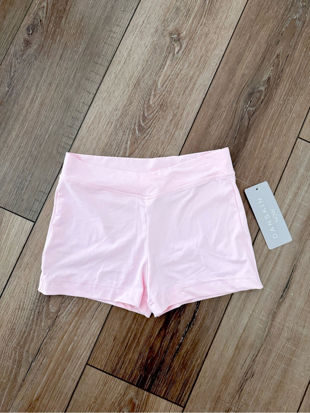 Danskin Light Blush Pink Dance Shorts